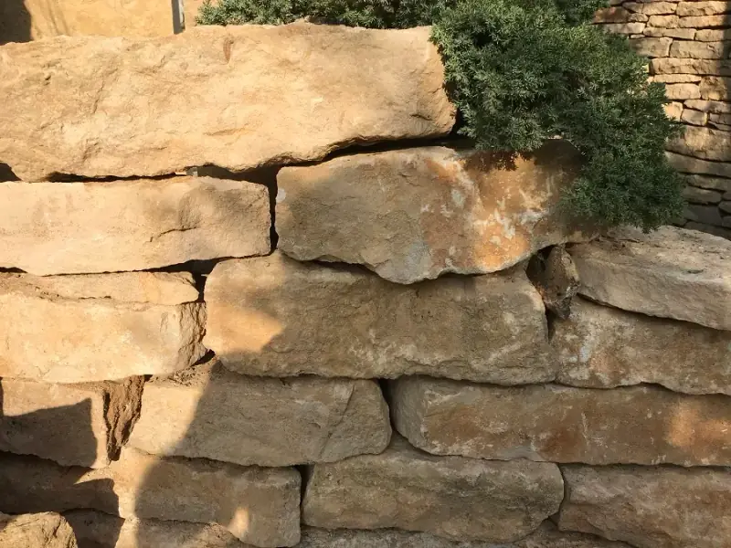 Bourgogne-Kalkstein für Bruchsteinmauern